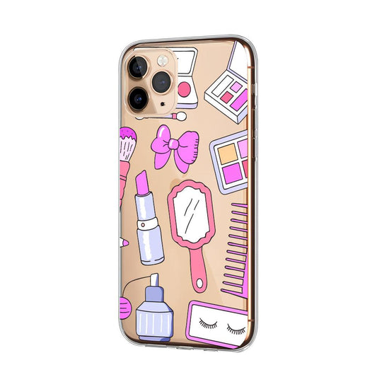 Girly Make Up Specialist Clear Soft Case-Oxvistore