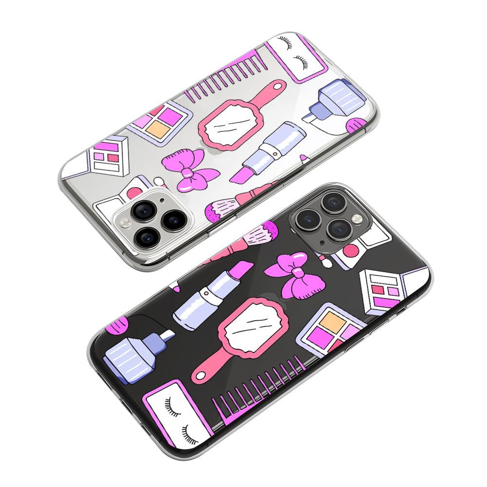 Girly Make Up Specialist Clear Soft Case-Oxvistore