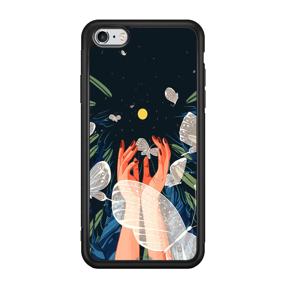 Girly Sweety Beauty Hands iPhone 6 Plus | 6s Plus Case-Rubber Black (2D Case)-Oxvistore