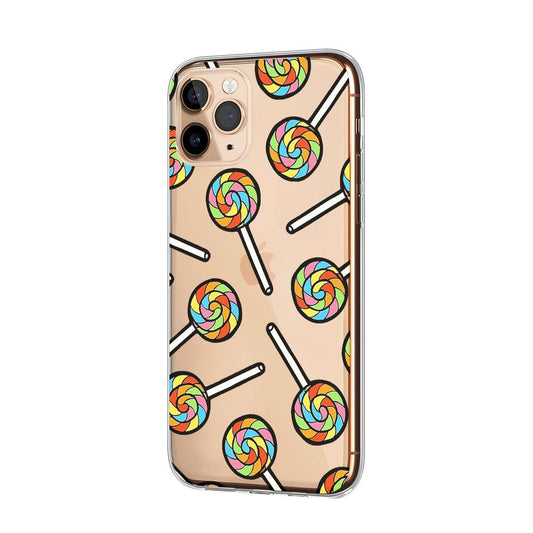 Glass Art Lollipop Candy Clear Soft Case-Oxvistore