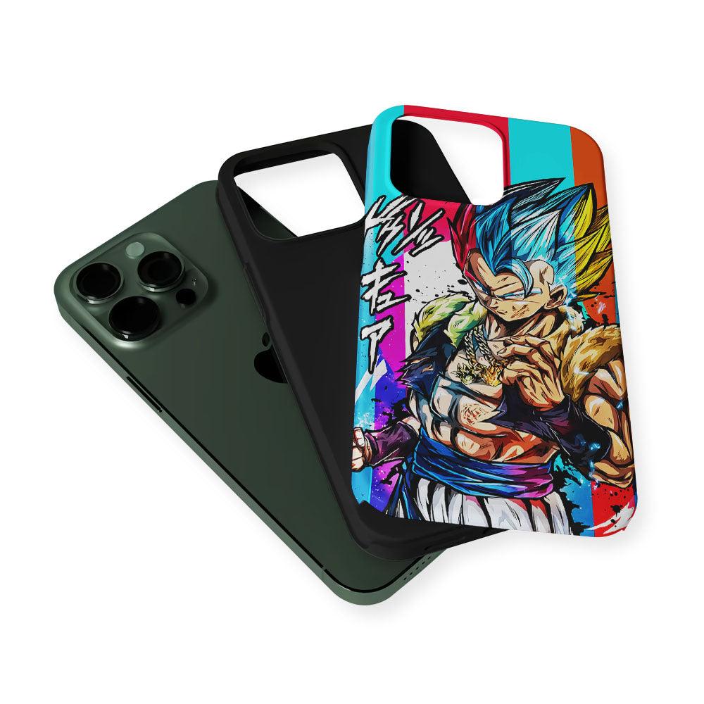Gogeta Dragon Ball Z Art 2 in 1 Tough Phone Case-Oxvistore