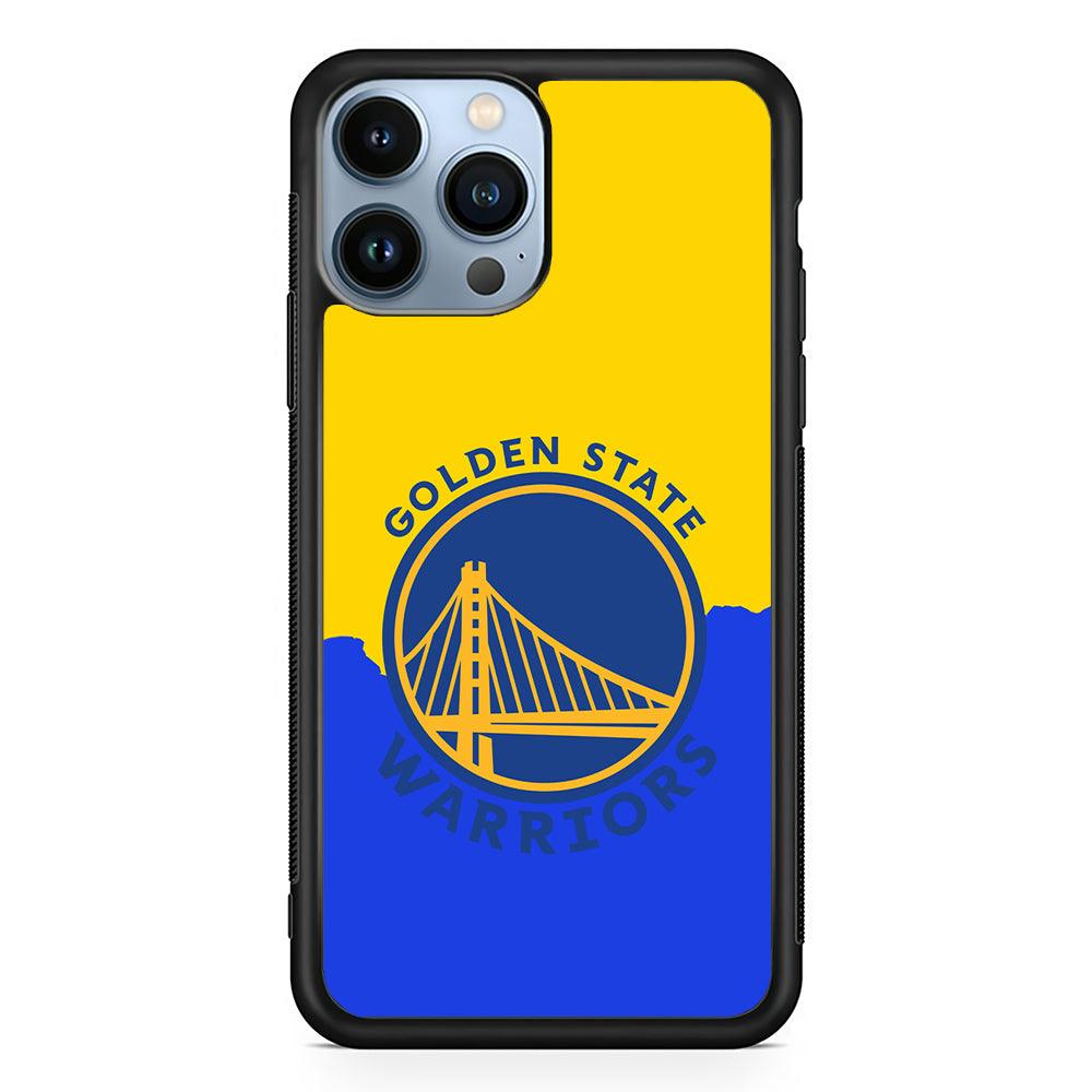 Golden State Warriors Logo 2D Rubber Phone Case-Black-Oxvistore