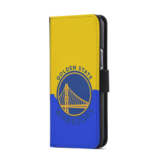 Golden State Warriors Logo Flip Wallet Phone Case-Oxvistore