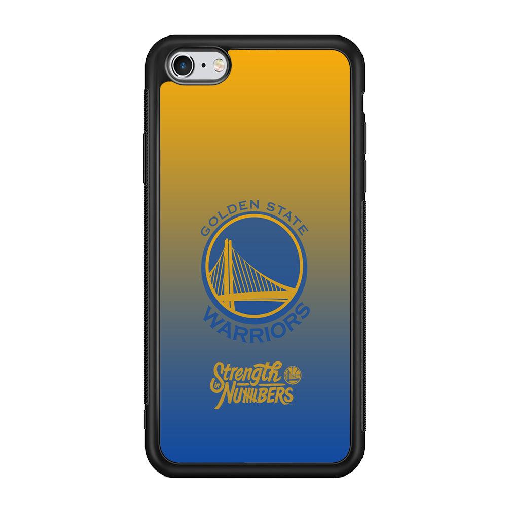 Golden State Warriors Merger of The Layer iPhone 6 Plus | 6s Plus Case-Rubber Black (2D Case)-Oxvistore