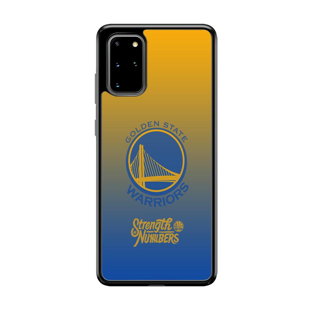 Golden State Warriors Merger of The Layer Samsung Galaxy S20 Plus Case-Rubber Black (2D Case)-Oxvistore