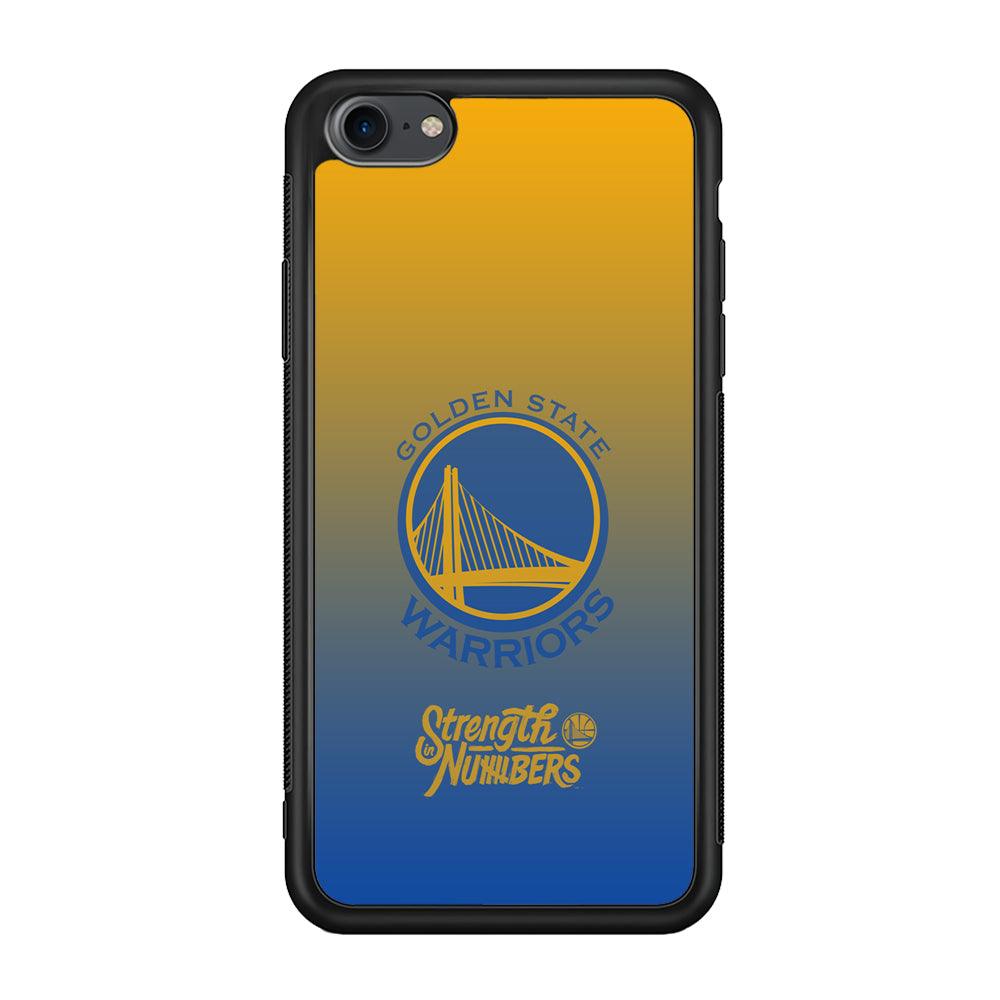 Golden State Warriors Merger of The Layer iPhone 7 Case-Rubber Black (2D Case)-Oxvistore