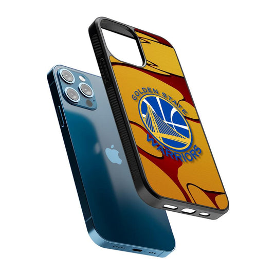 Golden State Warriors Pattern 2D Rubber Phone Case-Oxvistore