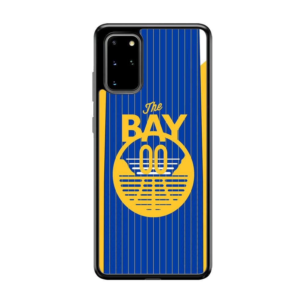 Golden State Warriors The Bay Jersey Samsung Galaxy S20 Plus Case-Rubber Black (2D Case)-Oxvistore