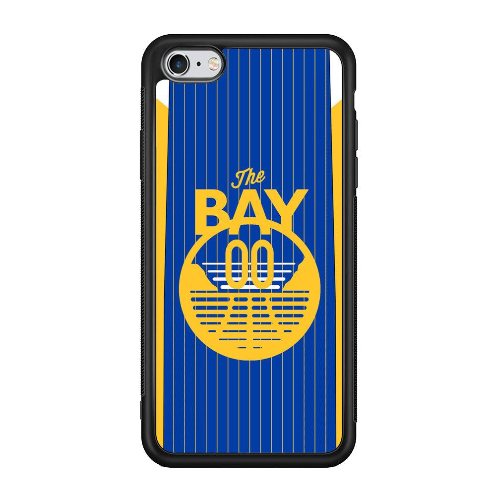 Golden State Warriors The Bay Jersey iPhone 6 Plus | 6s Plus Case-Rubber Black (2D Case)-Oxvistore