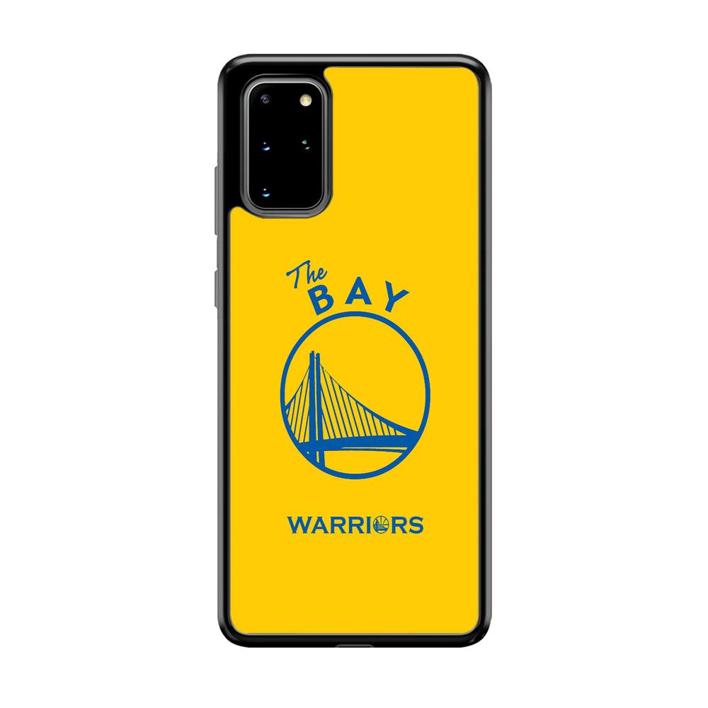 Golden State Warriors The Blue Silhouette Samsung Galaxy S20 Plus Case-Rubber Black (2D Case)-Oxvistore