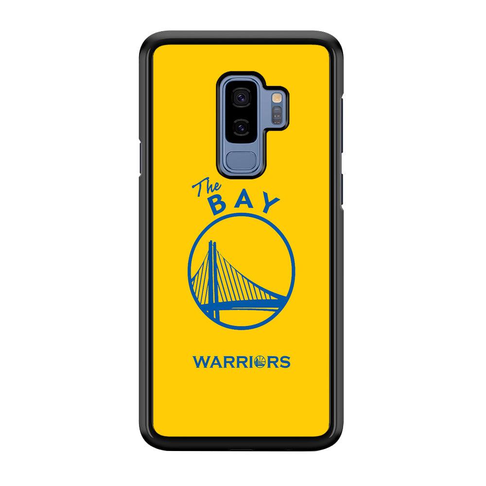 Golden State Warriors The Blue Silhouette Samsung Galaxy S9 Plus Case-Rubber Black (2D Case)-Oxvistore