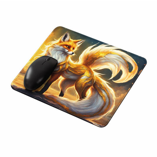 Golden Tailed Fox Mouse Pads-Oxvistore