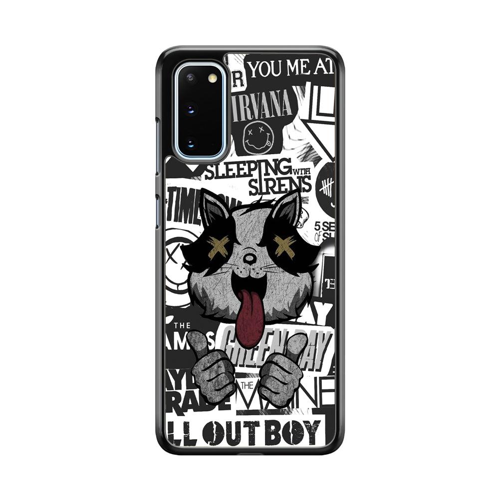 Good Stories of Playlist Samsung Galaxy S20 Case-Rubber White (2D Case)-Oxvistore