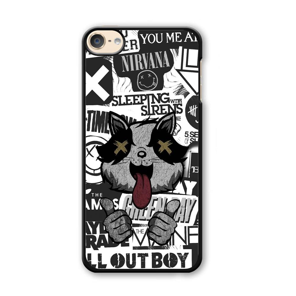 Good Stories of Playlist iPod Touch 6 Case-Plastic Black (2D Case)-Oxvistore
