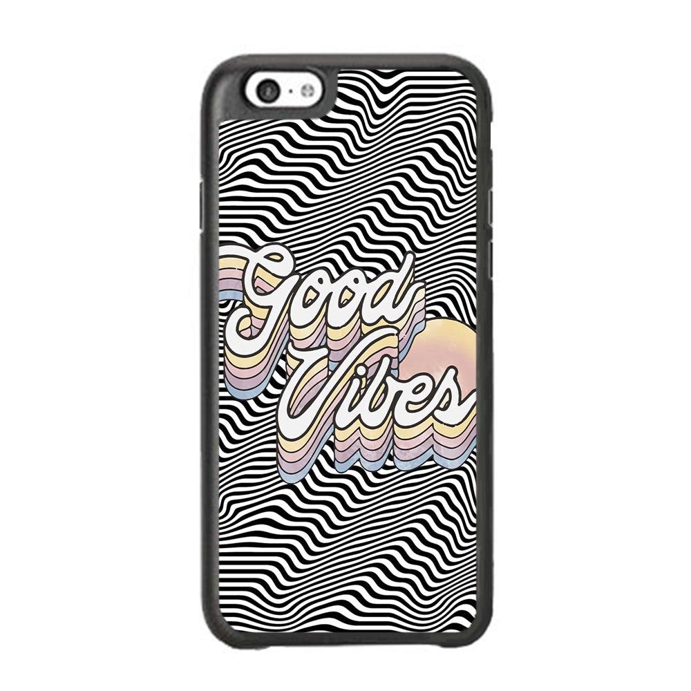 Good Vibes Motion iPhone 6 Plus | 6s Plus Case-Rubber Black (2D Case)-Oxvistore