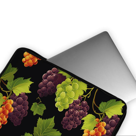 Grape Fruit Pattern Laptop Sleeve Protective Cover-Oxvistore