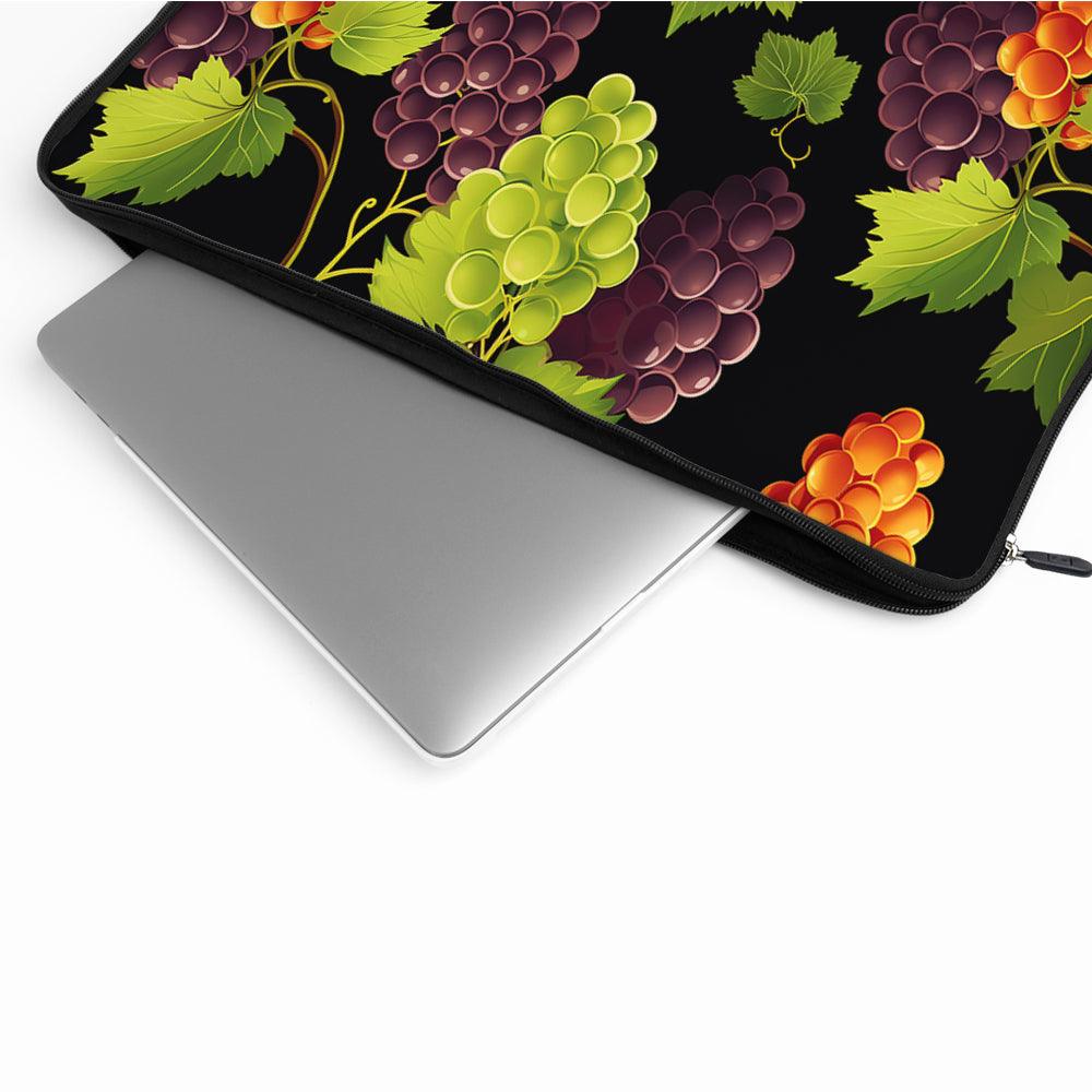 Grape Fruit Pattern Laptop Sleeve Protective Cover-Oxvistore