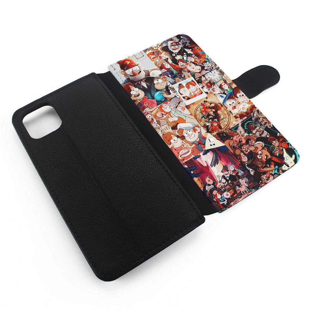Gravity Falls Aesthetic Collage Flip Wallet Phone Case-Oxvistore