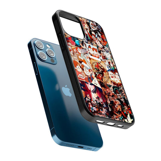 Gravity Falls Aesthetic Collage 2D Rubber Phone Case-Oxvistore