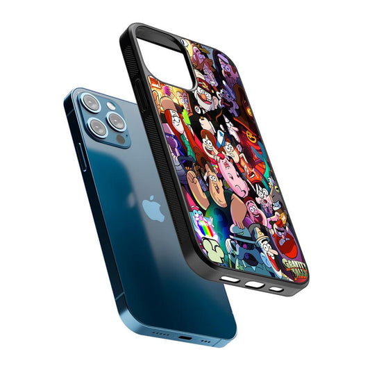 Gravity Falls All Character 2D Rubber Phone Case-Oxvistore