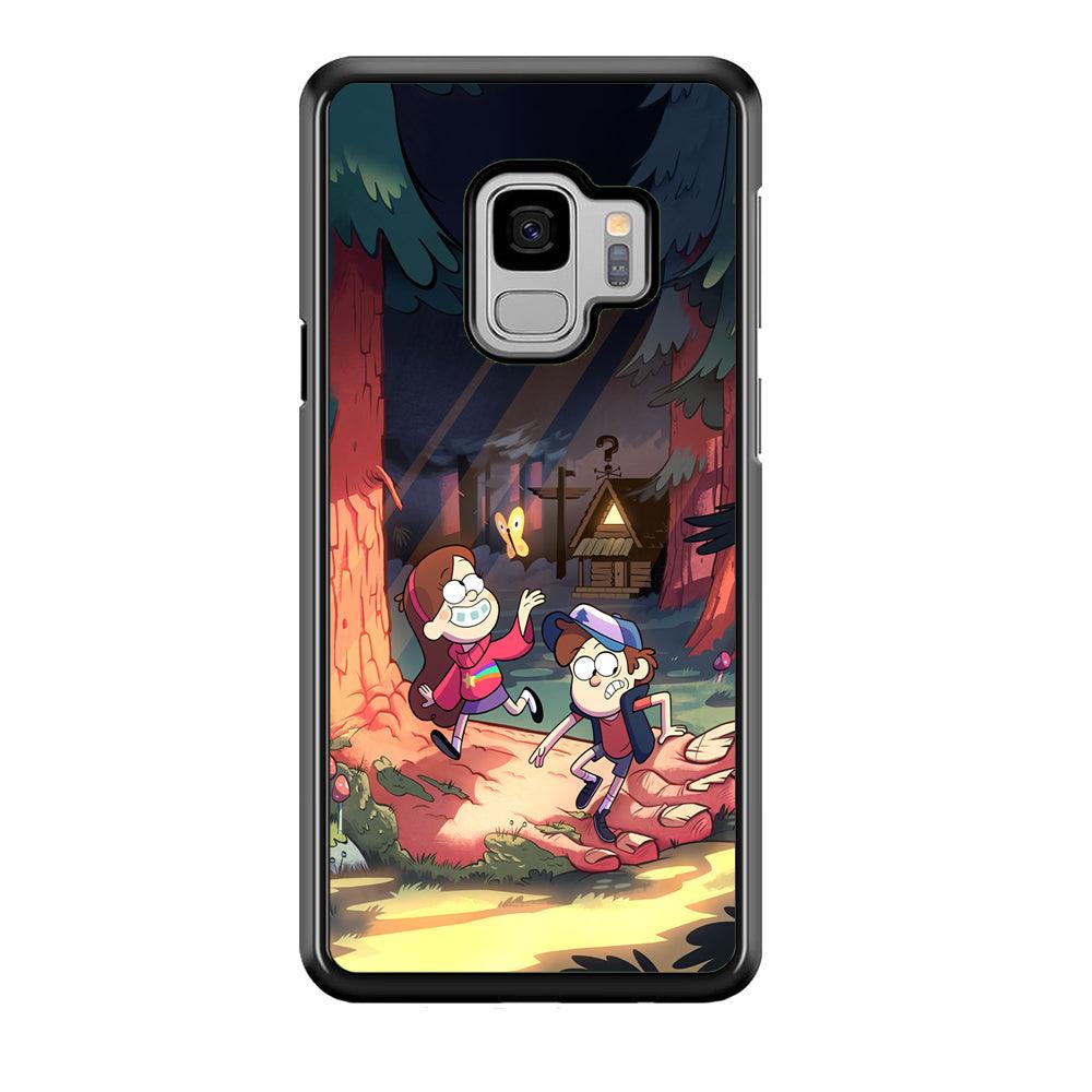 Gravity Falls Its a Big Foot Samsung Galaxy S9 Case-Rubber Black (2D Case)-Oxvistore