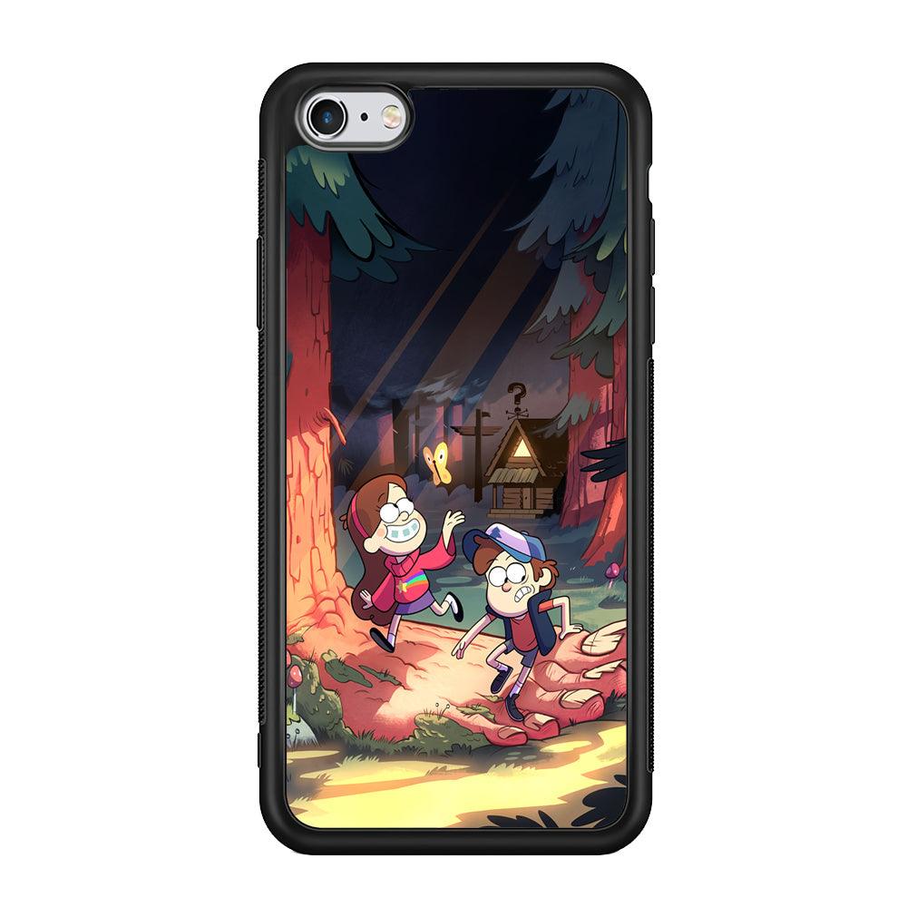 Gravity Falls Its a Big Foot iPhone 6 Plus | 6s Plus Case-Rubber Black (2D Case)-Oxvistore