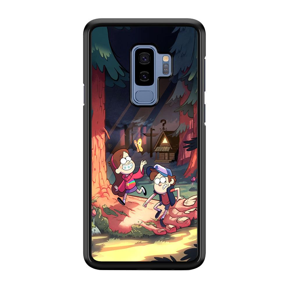 Gravity Falls Its a Big Foot Samsung Galaxy S9 Plus Case-Rubber Black (2D Case)-Oxvistore