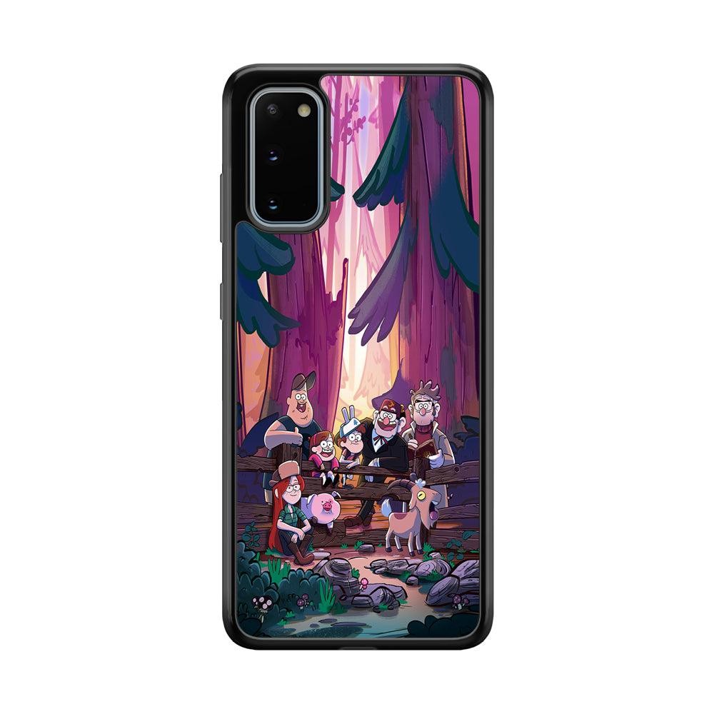 Gravity Falls The Forest Rranger Samsung Galaxy S20 Case-Rubber Black (2D Case)-Oxvistore