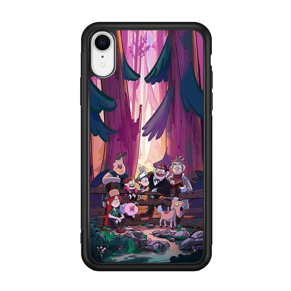 Gravity Falls The Forest Rranger iPhone XR Case-Rubber Black (2D Case)-Oxvistore