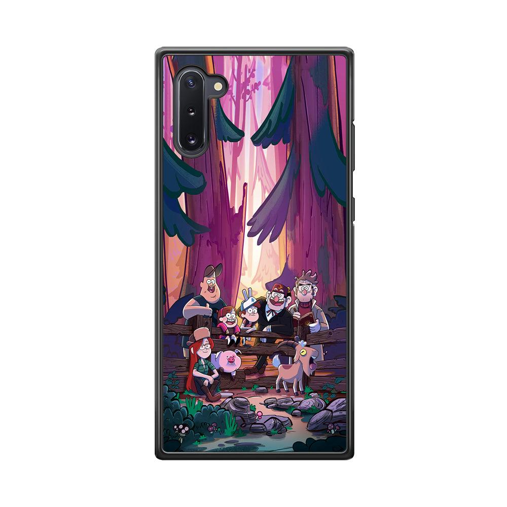 Gravity Falls The Forest Rranger Samsung Galaxy Note 10 Case-Rubber Black (2D Case)-Oxvistore