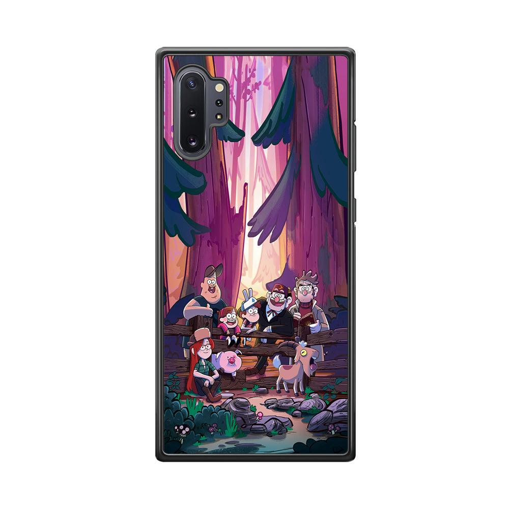 Gravity Falls The Forest Rranger Samsung Galaxy Note 10 Plus Case-Rubber Black (2D Case)-Oxvistore
