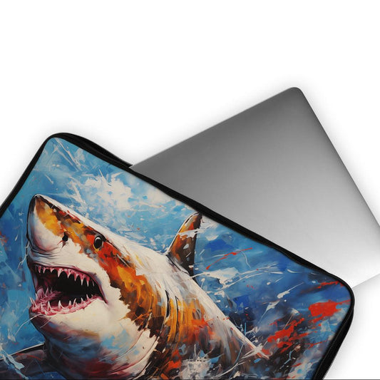 Great White Shark Laptop Sleeve Protective Cover-Oxvistore