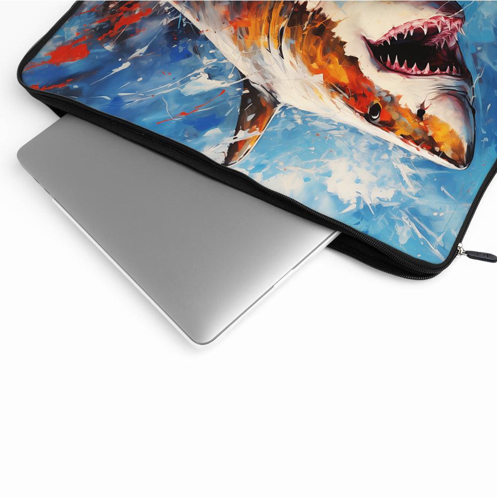 Great White Shark Laptop Sleeve Protective Cover-Oxvistore