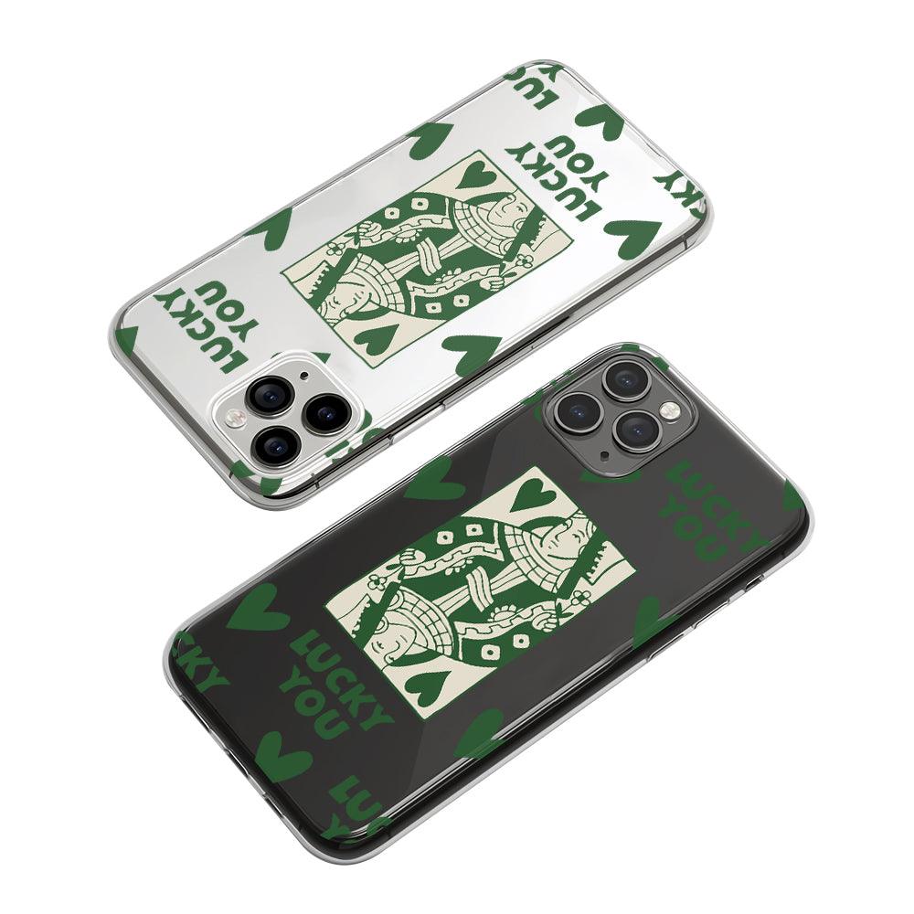 Green Card of Lucky Clear Soft Case-Oxvistore