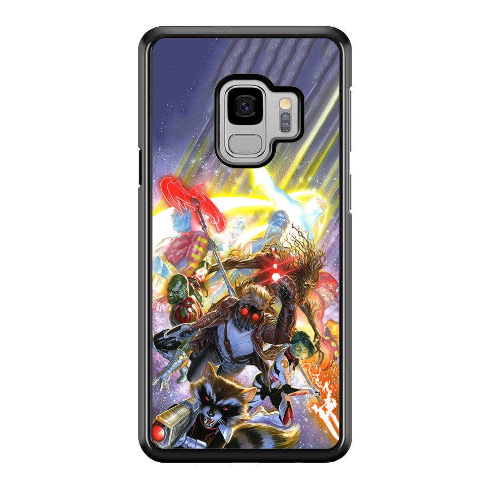 Guardians of The Galaxy Attacking Mode Samsung Galaxy S9 Case-Rubber Black (2D Case)-Oxvistore