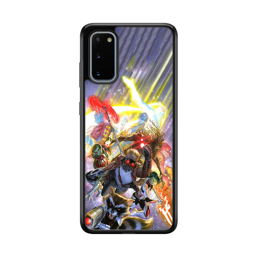 Guardians of The Galaxy Attacking Mode Samsung Galaxy S20 Case-Rubber Black (2D Case)-Oxvistore