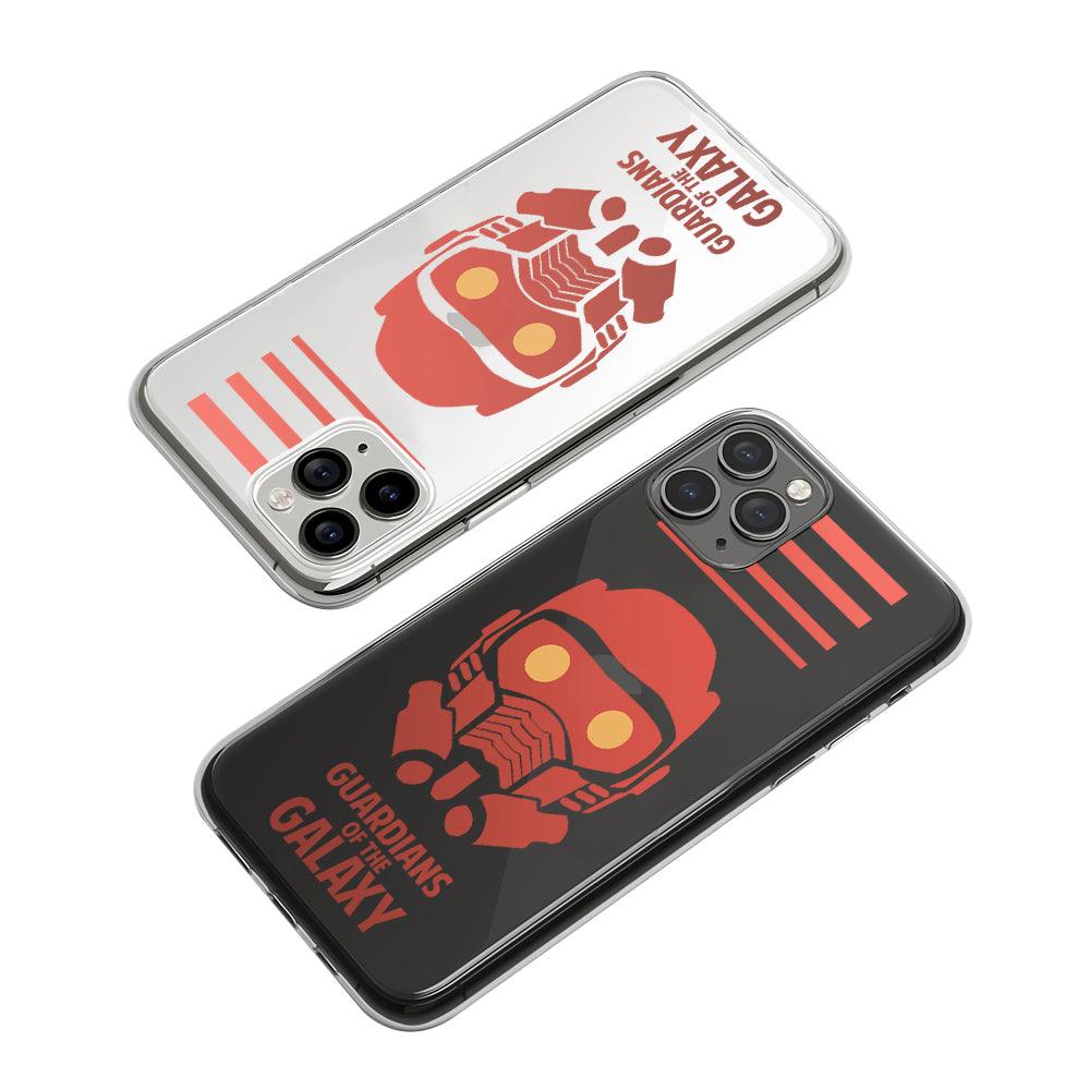 Guardians of the Galaxy Red Gradient Clear Soft Case-Oxvistore