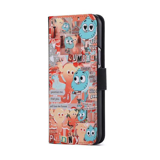 Gumball and Penny Aesthetic Flip Wallet Phone Case-Oxvistore