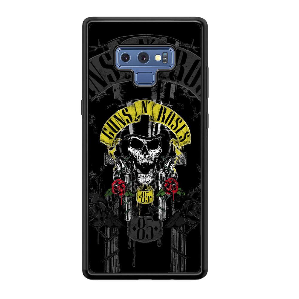 Gun's N Roses The 85 Chance Samsung Galaxy Note 9 Case-Rubber Black (2D Case)-Oxvistore