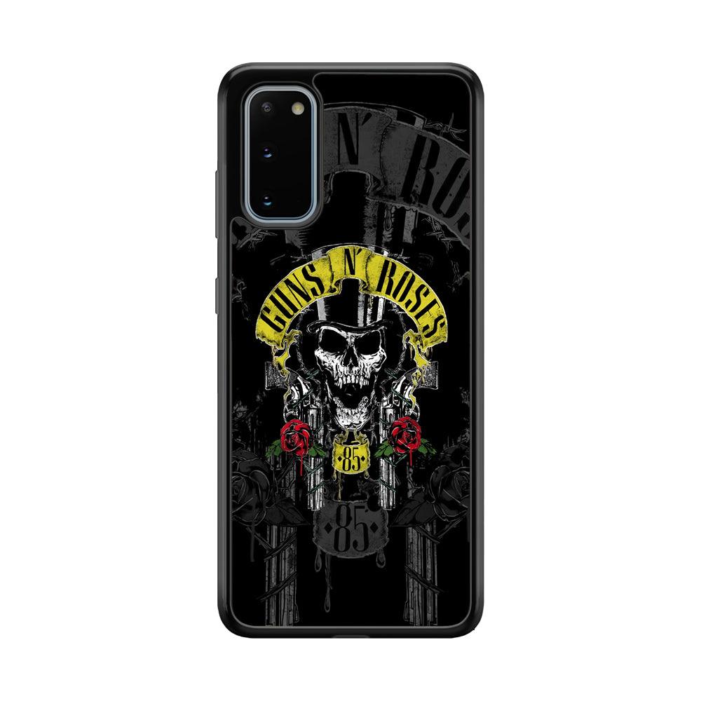 Gun's N Roses The 85 Chance Samsung Galaxy S20 Case-Rubber Black (2D Case)-Oxvistore