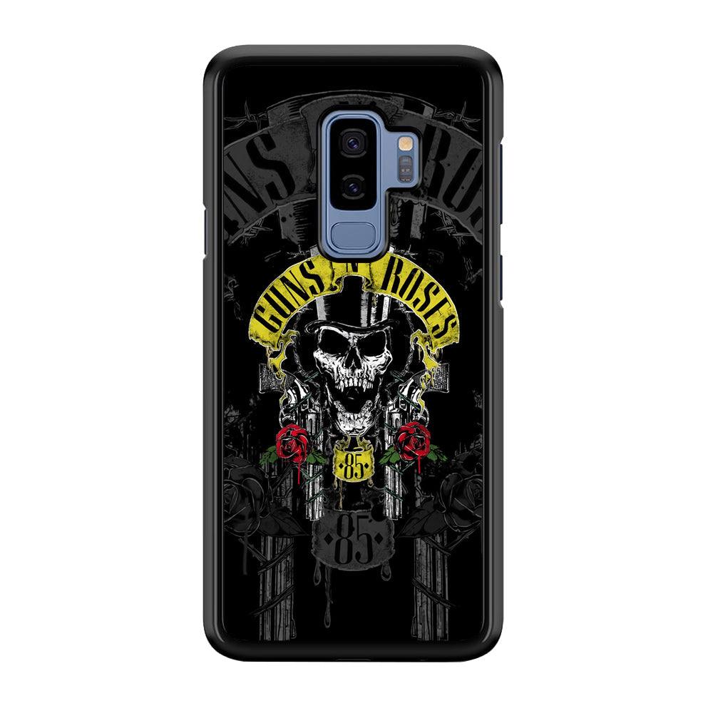 Gun's N Roses The 85 Chance Samsung Galaxy S9 Plus Case-Rubber Black (2D Case)-Oxvistore
