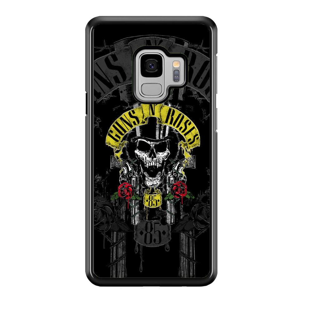 Gun's N Roses The 85 Chance Samsung Galaxy S9 Case-Rubber Black (2D Case)-Oxvistore