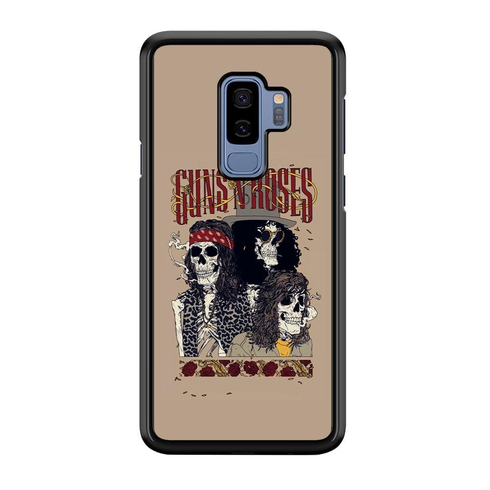 Gun's N Roses To The Nation Concert Samsung Galaxy S9 Plus Case-Rubber Black (2D Case)-Oxvistore
