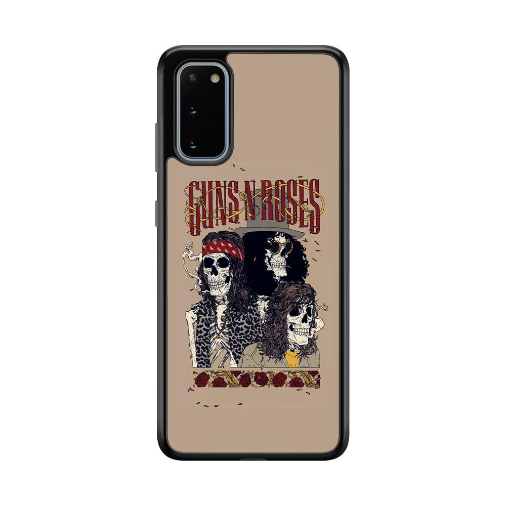 Gun's N Roses To The Nation Concert Samsung Galaxy S20 Case-Rubber Black (2D Case)-Oxvistore