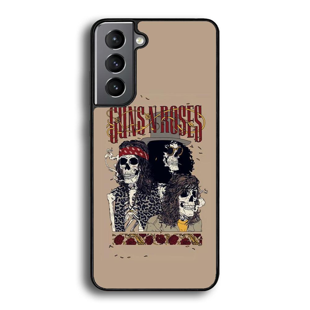 Gun's N Roses To The Nation Concert Samsung Galaxy S21 Plus Case-Rubber Black (2D Case)-Oxvistore