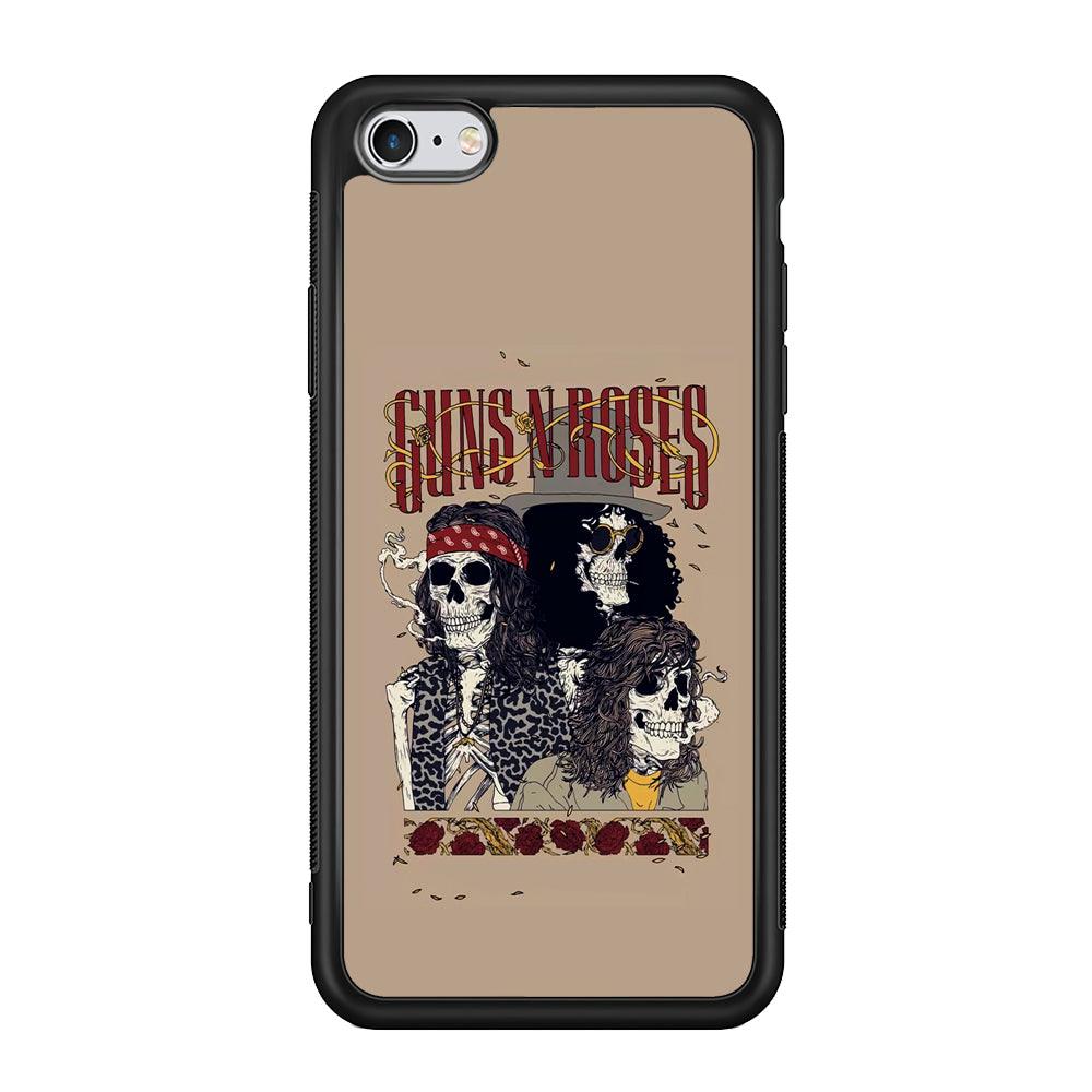 Gun's N Roses To The Nation Concert iPhone 6 Plus | 6s Plus Case-Rubber Black (2D Case)-Oxvistore