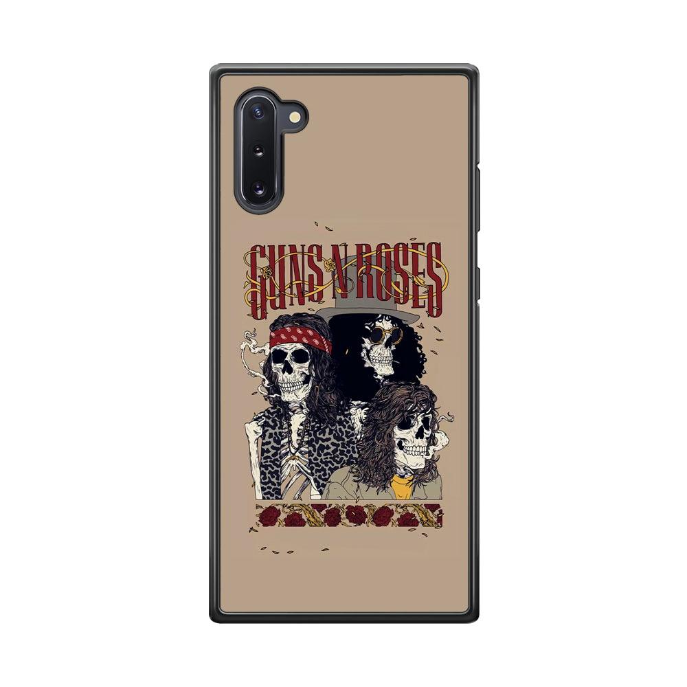 Gun's N Roses To The Nation Concert Samsung Galaxy Note 10 Case-Rubber Black (2D Case)-Oxvistore