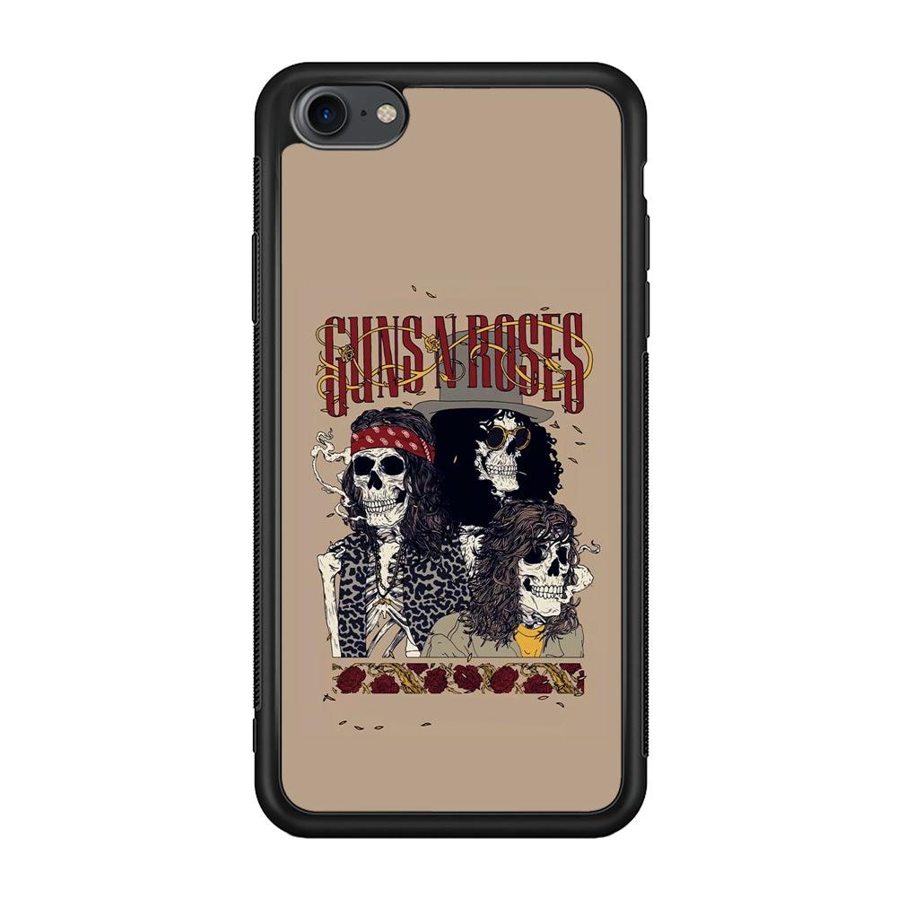Gun's N Roses To The Nation Concert iPhone 8 Case-Rubber Black (2D Case)-Oxvistore