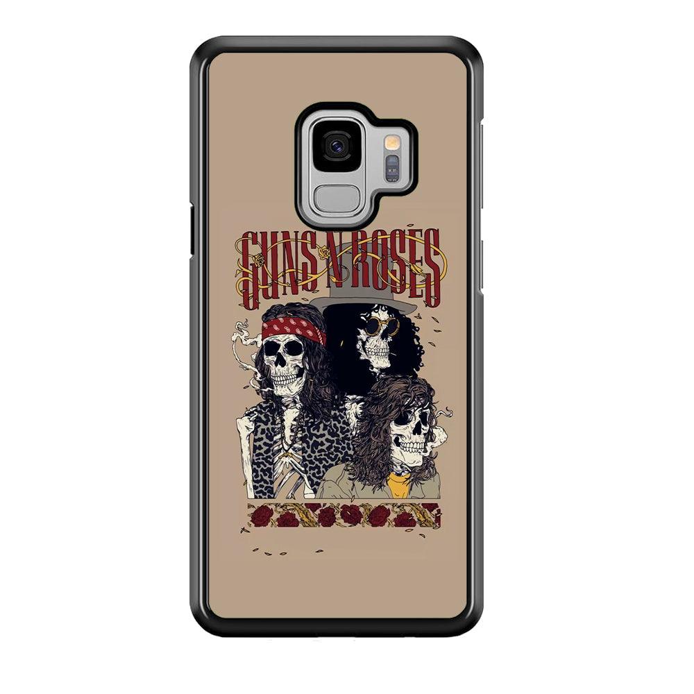 Gun's N Roses To The Nation Concert Samsung Galaxy S9 Case-Rubber Black (2D Case)-Oxvistore