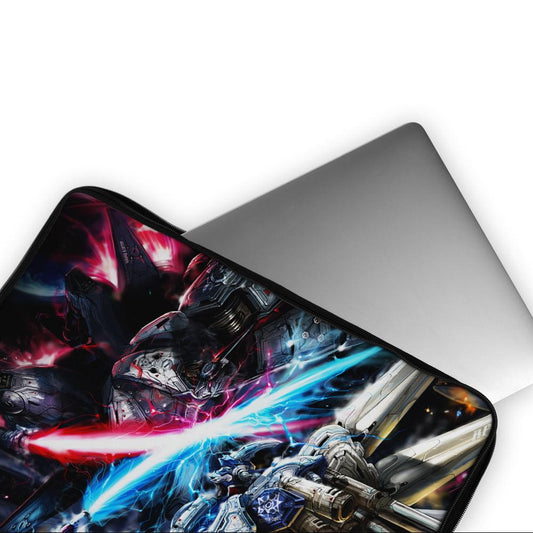 Gundam Fight in Galaxy Laptop Sleeve Protective Cover-Oxvistore